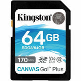 SDXC Memory Card Kingston Canvas Go! Plus 64 GB